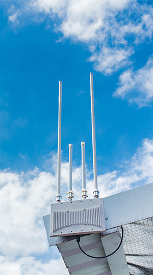 A wi-fi antenna.