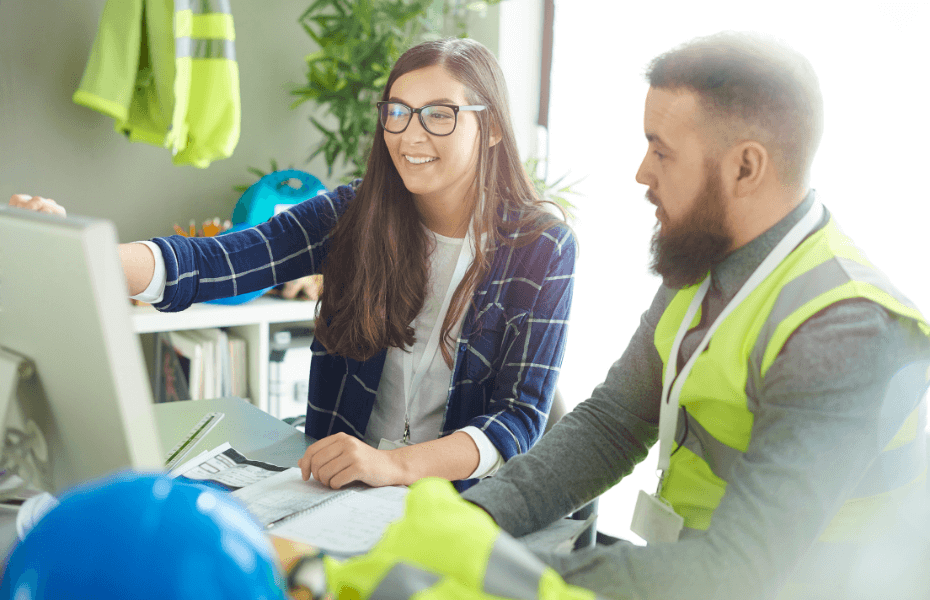 Human Resources HR administrator training new employee